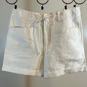 Sundance Women's Cream Cargo Shorts